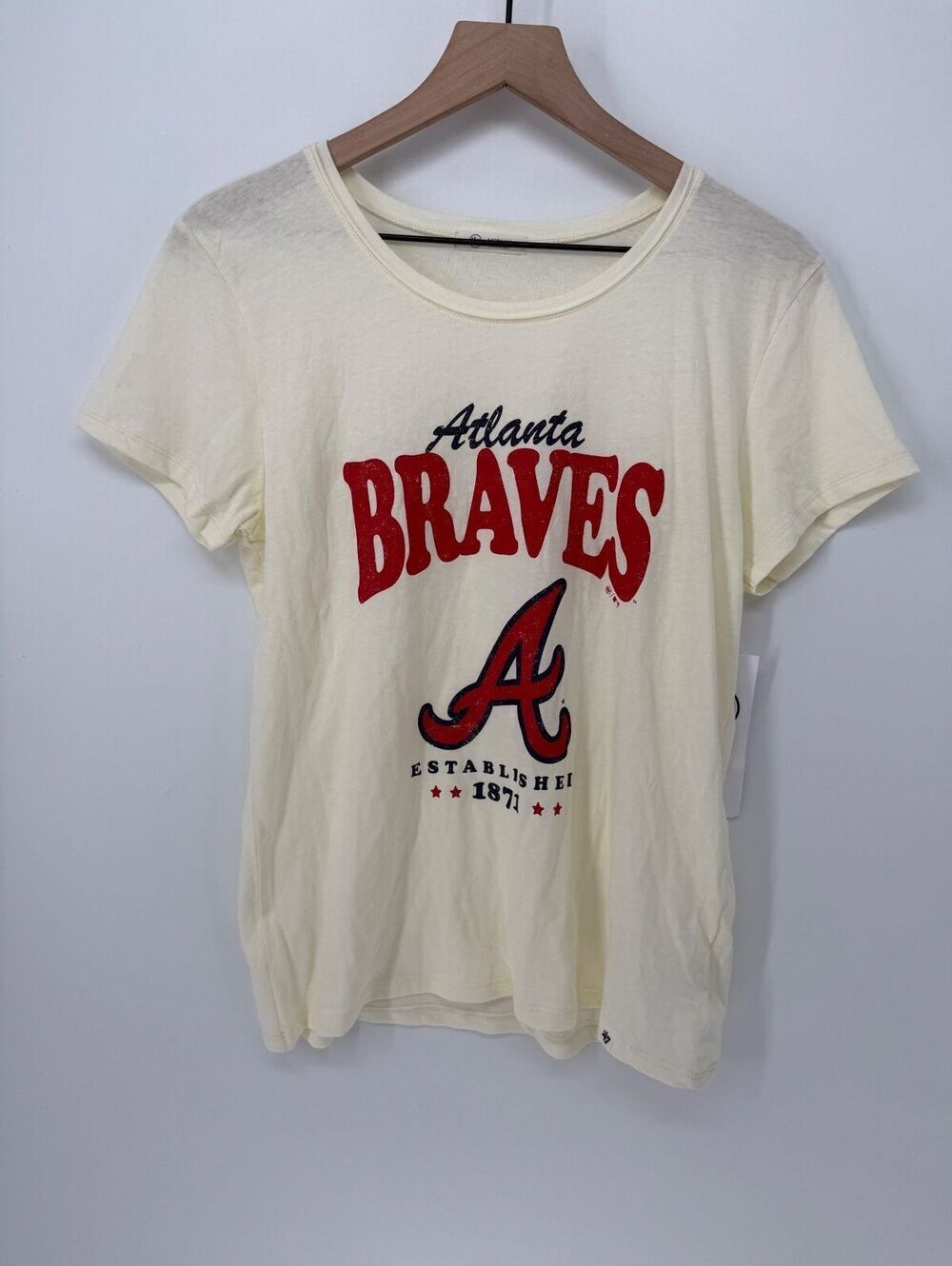 Atlanta Braves '47 Brand Graphic Tee | Women's Medium | NWT | MSRP $35